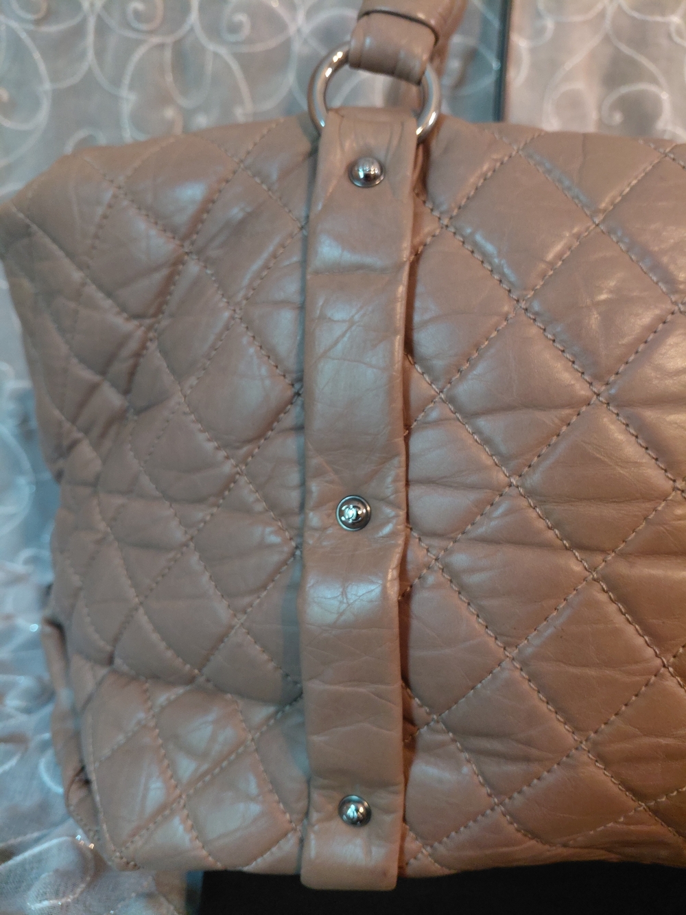 Chanel Vintage Series 11 Era Lambskin Lady Braid Travel Tote - Picture 8 of 16